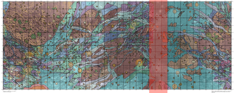 Illustration for article titled A Second Look at the First Geological Map of Ganymede